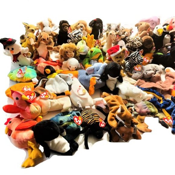 Ty Beanie Baby Lot-Total Of 74 Beanies New with Tags-Many Rare Hard to Find - Picture 3 of 4